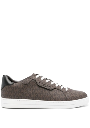 Michael Kors Keating monogram-pattern sneakers - Brown