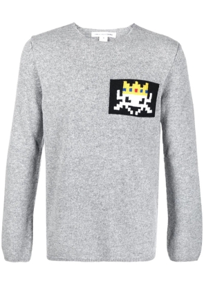 Comme Des Garçons Shirt graphic-print sweatshirt - Grey