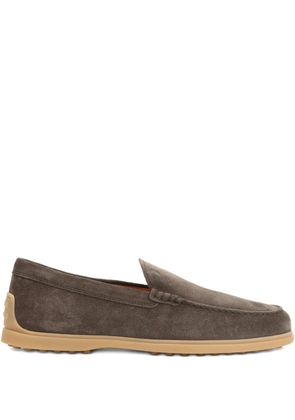 Tod's suede loafers - Brown