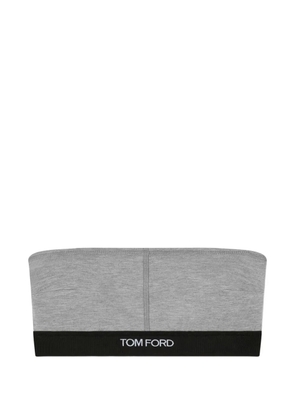 TOM FORD logo-underband bra - Grey