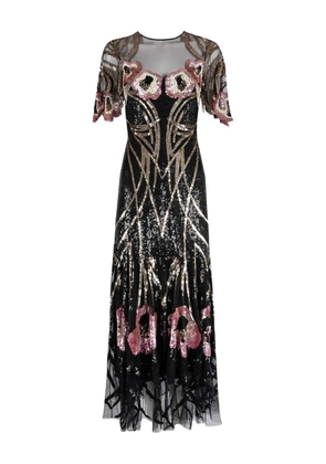 Temperley London Natalia sequin-embellished party dress - Black