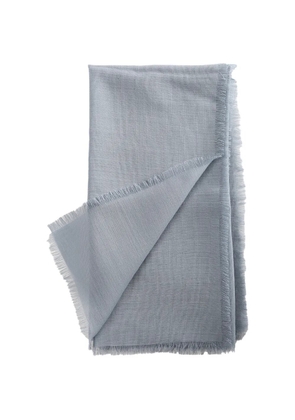 Rier frayed scarf - Blue
