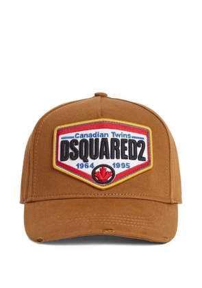 DSQUARED2 cotton baseball cap - Brown