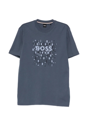 BOSS graphic-print T-shirt - Blue
