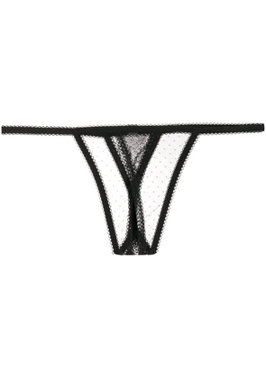 Maison Close Inspiration Divine thongs - Black