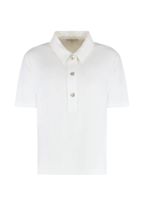Vince buttoned polo top - White