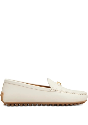 Tod's leather loafers - Neutrals