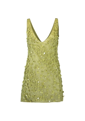 Cult Gaia Sapphira sequin-embellished mini dress - Green
