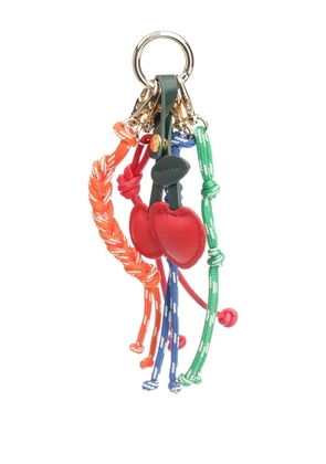 HIDESINS cherry heart keyring - Red