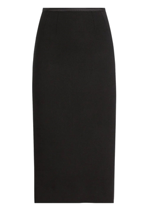 Dolce & Gabbana straight midi skirt - Black