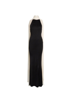 The Arrivals draped maxi dress - Black