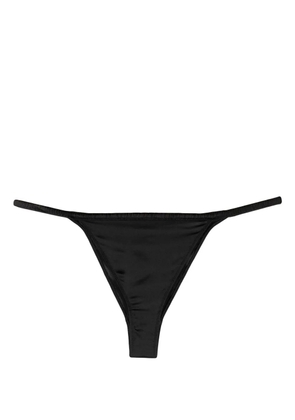 Maison Close side-string detail thong - Black