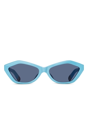 Jacquemus geometric-frame sunglasses - Blue