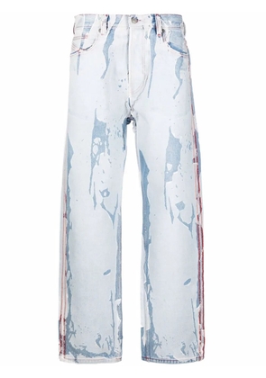Diesel Peel-Off Effect straight-leg jeans - Blue