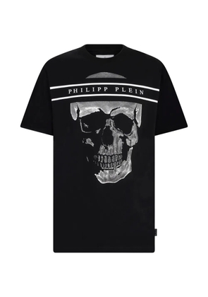 Philipp Plein round-neck skull-logo T-shirt - Black