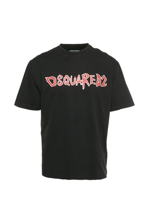 DSQUARED2 logo-print T-shirt - Black