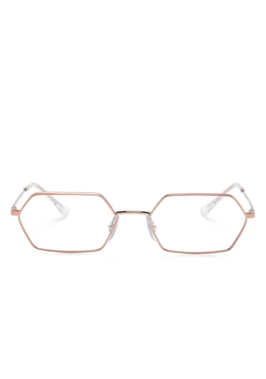 Ray-Ban Yevi geometric-frame glasses - Pink