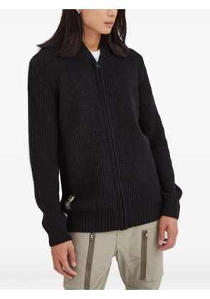 G-Star RAW zipped knitted cardigan - Black