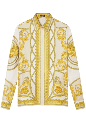 Versace La Coupe des Dieux silk shirt - Neutrals