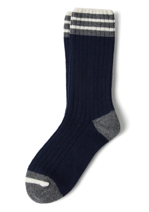 Brunello Cucinelli cashmere socks - Blue