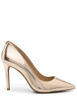 Michael Michael Kors Alina 95mm leather pumps - Gold