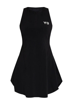 Y-3 logo-detail tennis dress - Black