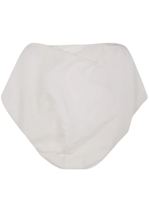 KHAITE cropped blouse - White