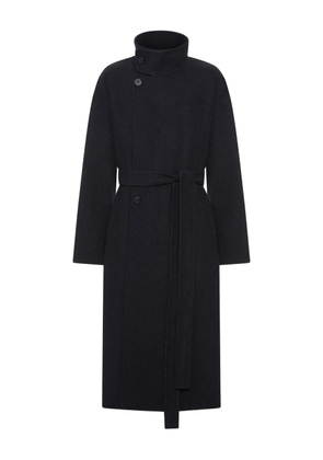 Fear Of God belted turtleneck wool coat - Black