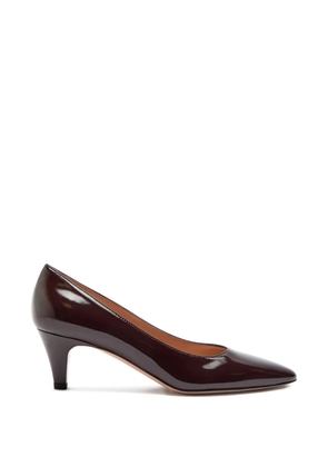 Gianvito Rossi Amelia patent-leather pumps - Brown