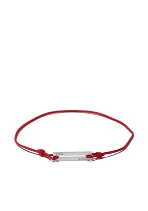 Le Gramme 17/10g cord bracelet - Red