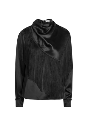 Gabriela Hearst Anderson fringe-detail top - Black
