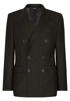 Dolce & Gabbana Sicilia-fit double-breasted blazer - Grey