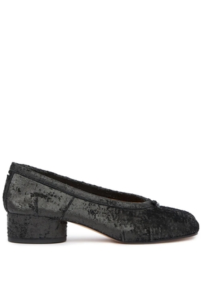Maison Margiela 30mm Tabi ballerina shoes - Black