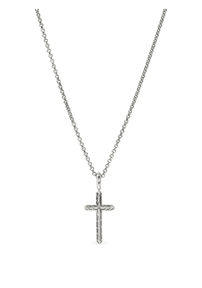 John Hardy sterling silver JH Essential Cross necklace
