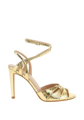 TWINSET snake-print sandals - Gold