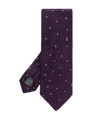 Paul Smith silk tie - Purple
