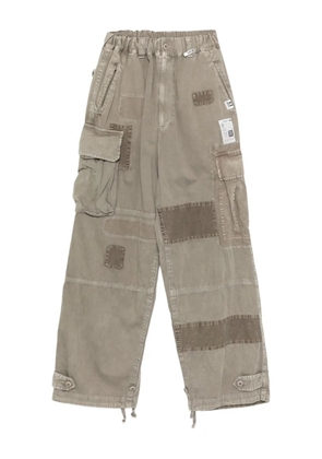 Maison MIHARA YASUHIRO cotton cargo trousers - Grey
