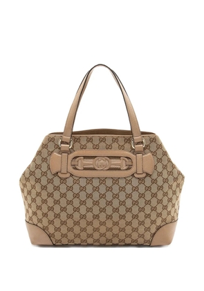 Gucci Pre-Owned 2010 GG-canvas tote bag - Neutrals