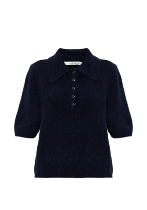 Gestuz Gzalpha button collared polo shirt - Blue