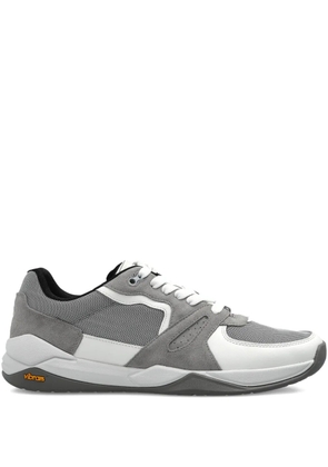 PS Paul Smith Ossi mesh-panel suede sneakers - Grey