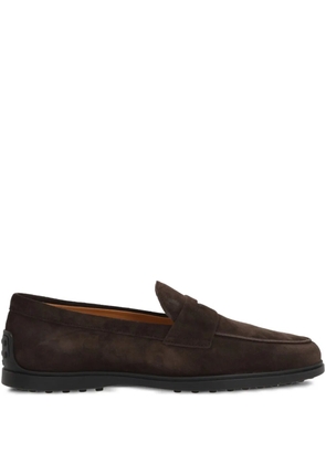 Tod's suede loafers - Brown