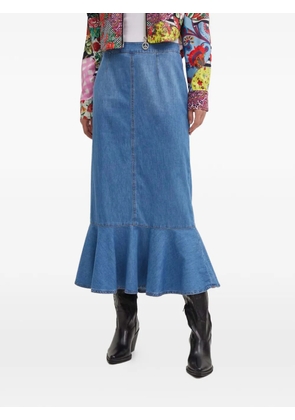 MOSCHINO JEANS ruffled skirt - Blue