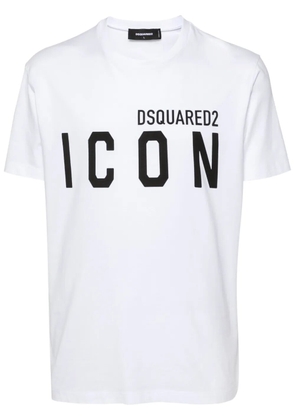 DSQUARED2 logo-print cotton T-shirt - White