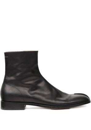 MM6 Maison Margiela leather ankle boots - Black