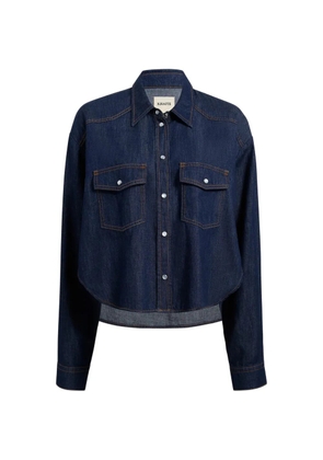 KHAITE Grenon shirt - Blue