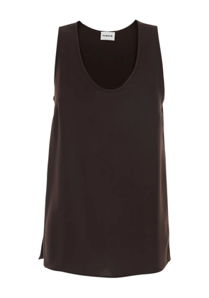P.A.R.O.S.H. sleeveless top - Brown