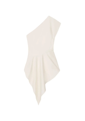 AERON Dune one-shoulder drape top - Neutrals