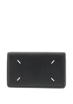 Maison Margiela stitching card wallet - Black