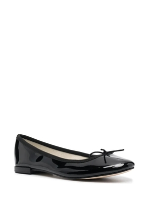 Repetto glossy flat ballerina shoes - Black