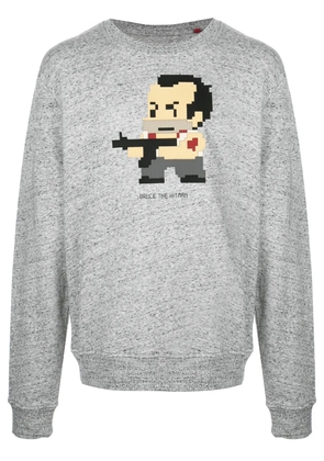 Mostly Heard Rarely Seen 8-Bit Bruce The Hitman sweatshirt - Grey